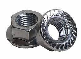 Гайка с фланцем М16 оц. Дин 6923 фото 1