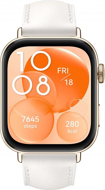 Смарт-часы Huawei Watch Fit 3 Solo-B19V 1.82" AMOLED корп.золотистый рем.белый разм.брасл.:120-190 мм (55020CDT) фото 10