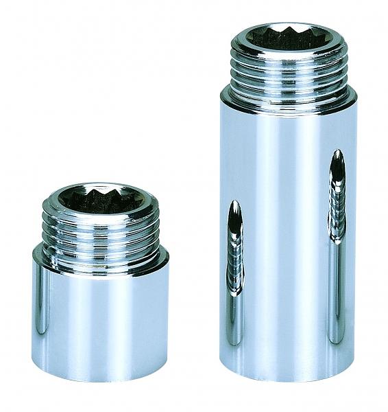 Удлинитель НВ 1/2'x10 мм, хромированный фото 1