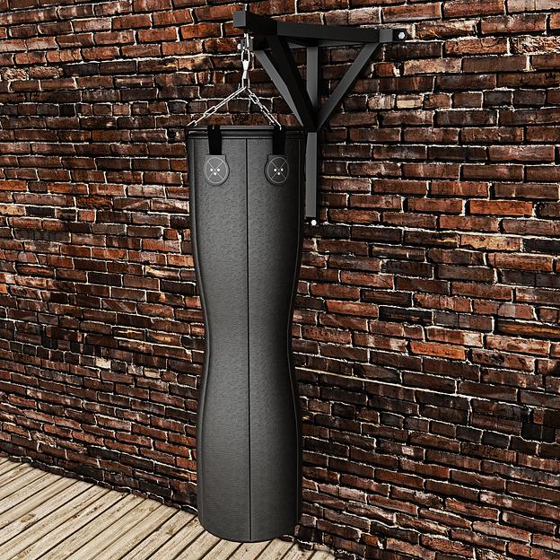 Мешок боксёрский G-FIGHT «восьмёрка» 1,4 м, D 400 мм, вес 40-50 кг, экокожа, опт фото 2