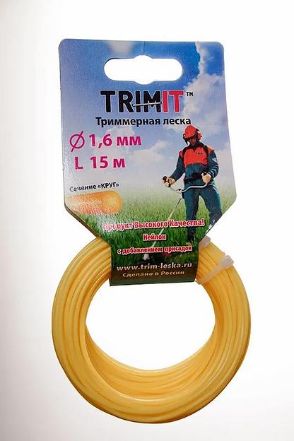 Леска для триммера «Круг» 15 метров, 1,6 мм Опт фото 1