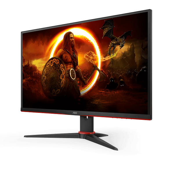 Монитор LCD 27'' 16:9 1920х1080(FHD) IPS, nonGLARE, 250cd/m2, H178°/V178°, 1000:1, 80M:1, 16,7 миллионов цветов, 1ms, VGA, 2xHDMI, DP, Tilt, Swivel, Speakers, Curved, 2Y, Black-Red фото 4