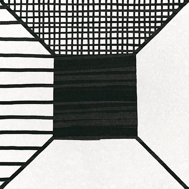 Керамогранит Equipe Caprice Deco Block B&W 20x20 фото 1