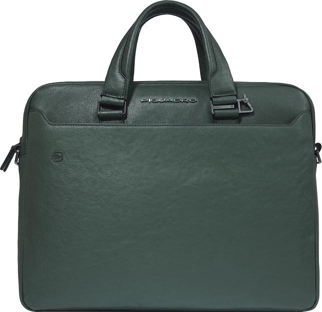 Сумка для ноутбука Piquadro Black Square CA3339B3/VEVE оливковый/зеленый натур.кожа фото 1