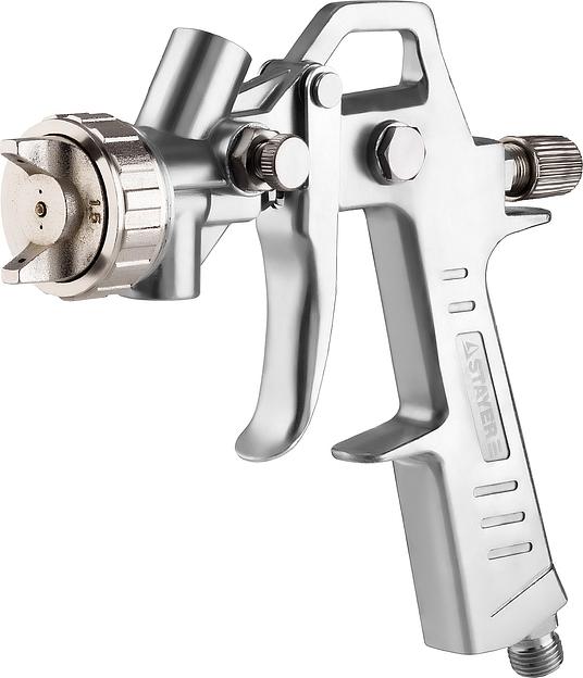 STAYER ORION G, 1.5 мм, пневматический краскопульт с верхним бачком (06471-1.5) фото 3