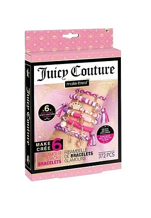 Набор для творчества Make It Real Создание браслетов Mini Juicy Couture Glamour Stacks 4438MR фото 1