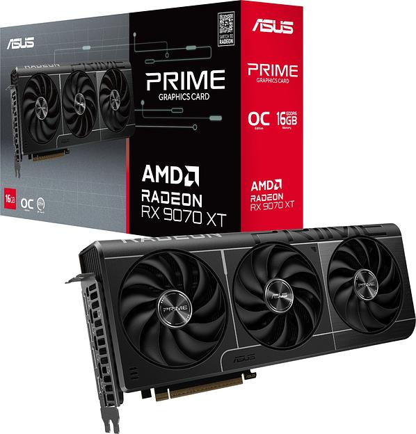 Видеокарта Asus PCI-E PRIME-RX9070XT-O16G AMD Radeon RX 9070XT 16Gb 256bit GDDR6 2175/20000 HDMIx2 DPx2 HDCP Ret фото 9