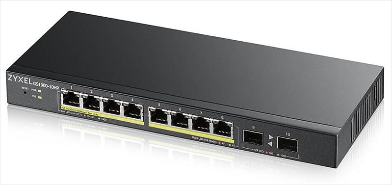 Коммутатор ZyXEL GS1900-10HP-EU0102F фото 1