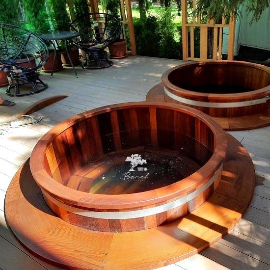 Купель деревянная круглая №1 фото 3