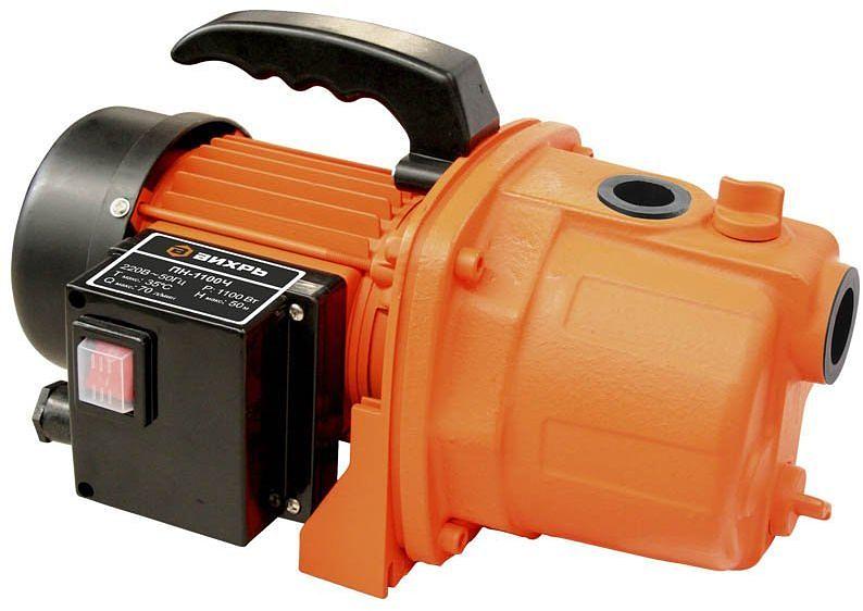 Садовый насос поверхностный Вихрь ПН-1100Ч 1100Вт 4200л/час фото 1