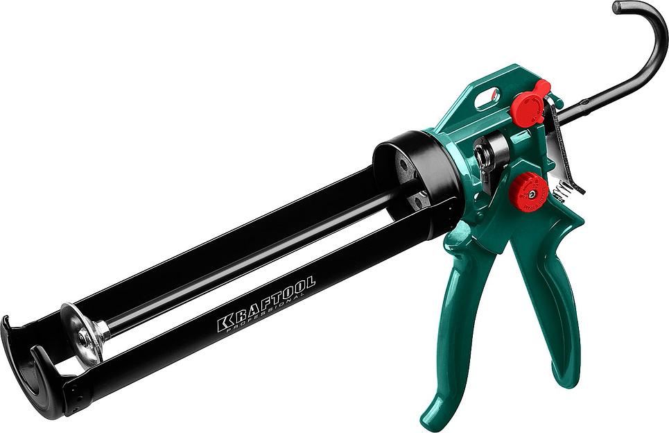 KRAFTOOL Expert 4-in-1 310 мл, скелетный пистолет для герметика (06675) фото 1