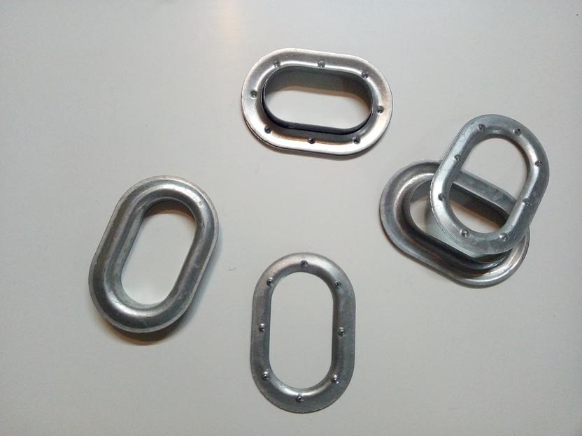 Люверс овальный 42×22 мм фото 8