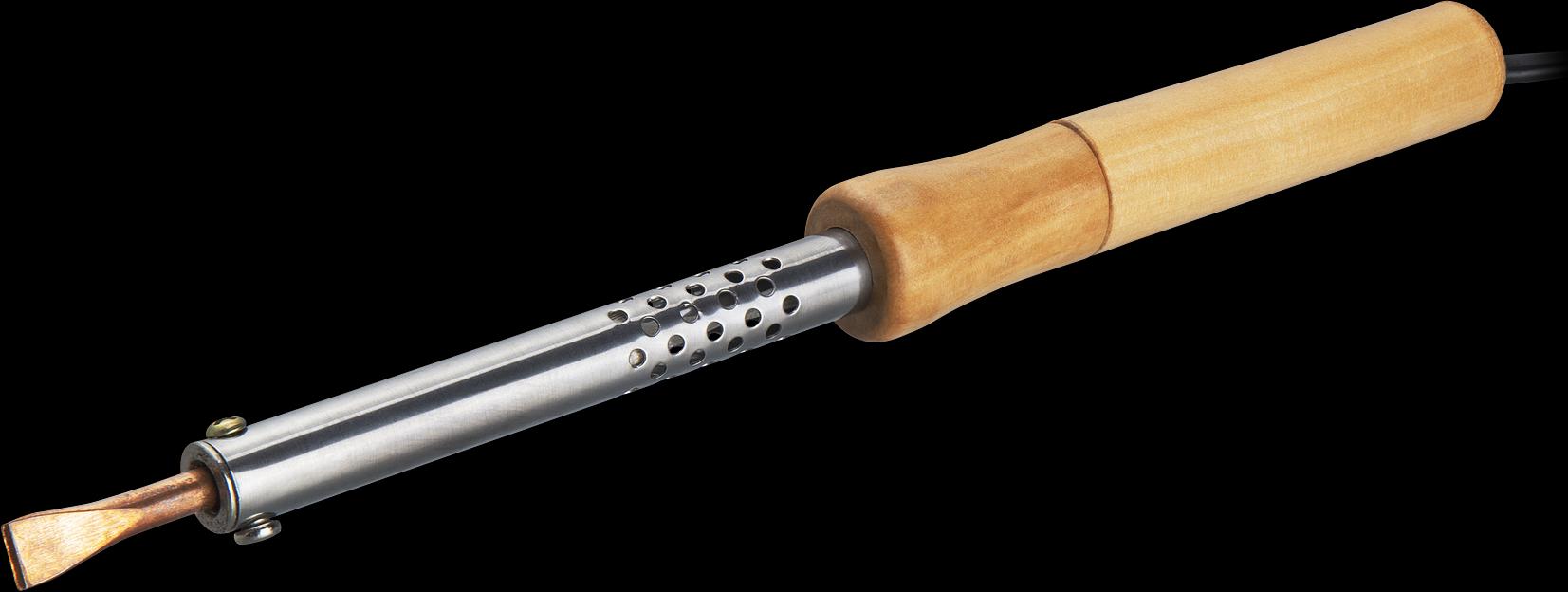 Паяльник ОНЛАЙТ 90 222 OSE-Pes06-60W-CP (дерево, клин прямой) фото 1