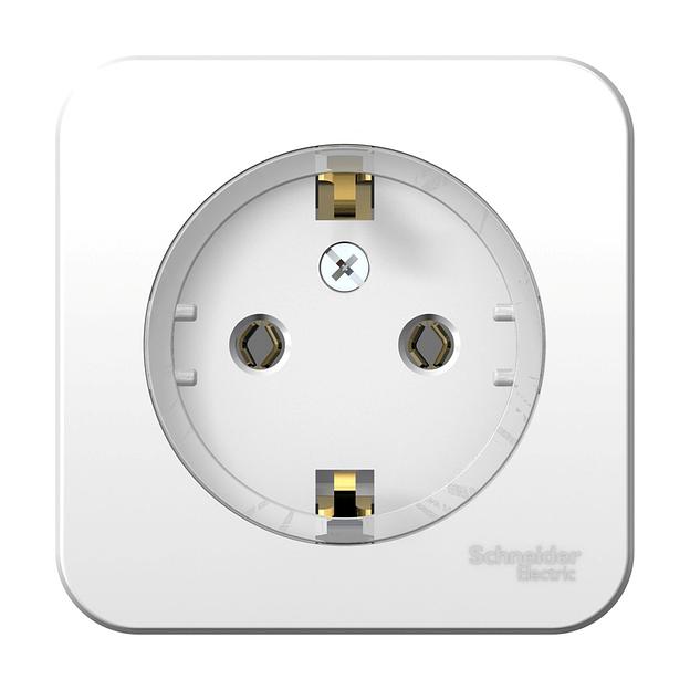 Systeme electric BLNRA110111 BLANCA О/У РОЗЕТКА с заземлением без штор.,(КОМПАКТ) ИЗОЛ.ПЛ.16А, 250В, БЕЛЫЙ фото 2
