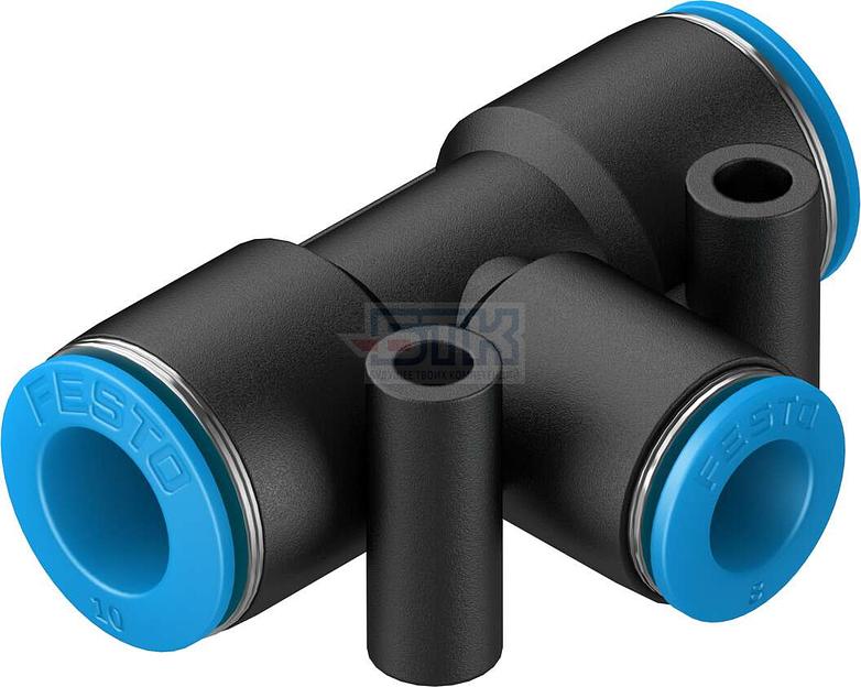 153136 Тройник с цанговым зажимом QST-10-8 FESTO фото 1