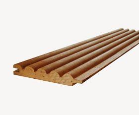 Вагонка волна SORMI из термоосины «АБ» 90х15 фото 1