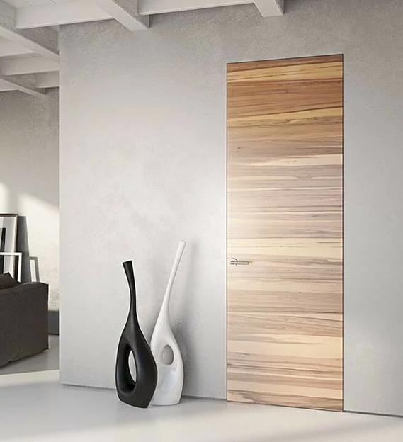 Дверь IDoors со шпоном и алюминиевым коробом в комплекте под заказ фото 1