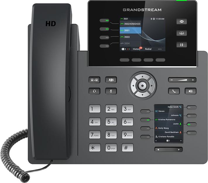 Телефон IP Grandstream GRP-2614 черный фото 1