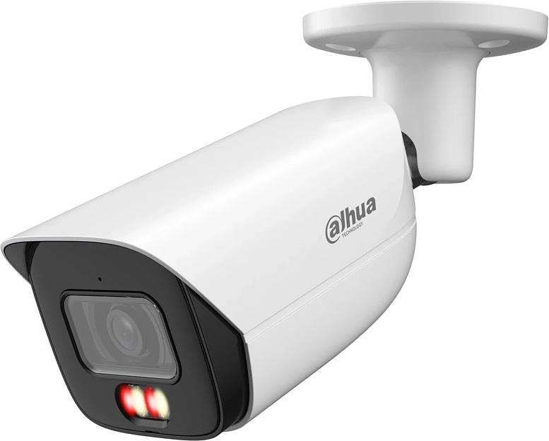 DAHUA DH-IPC-HFW3449EP-S-IL-0360B Уличная цилиндрическая IP-видеокамера 4Мп, 1/2,9” CMOS, объектив 3.6мм, видеоаналитика, микрофон, ИК 50м, LED 50m, IP67, металл фото 1