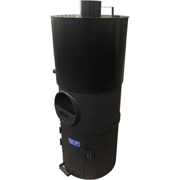 Банная печь «Mini 12» укороченная топочная камера, бак стальной с полимерным покрытием фото 1