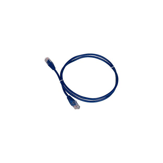 Патч-корд LanMaster вилка RJ-45, вилка RJ-45, кат.5E, ПВХ, 1м, синий [twt-45-45-1.0-bl] фото 1