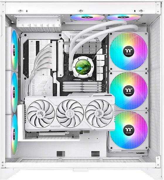 Система водяного охлаждения Thermaltake TH420 V2 Ultra EX Snow ARGB Soc-AM5/AM4/1151/1200/1700 белый Al+Cu LCD Ret (CL-W428-PL14SW-A) фото 7
