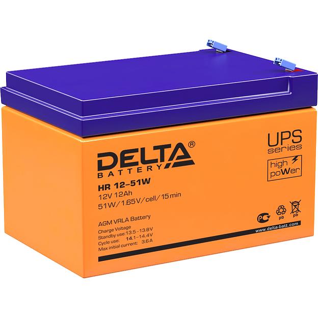 Аккумуляторная батарея Delta HR 12-51 W фото 1