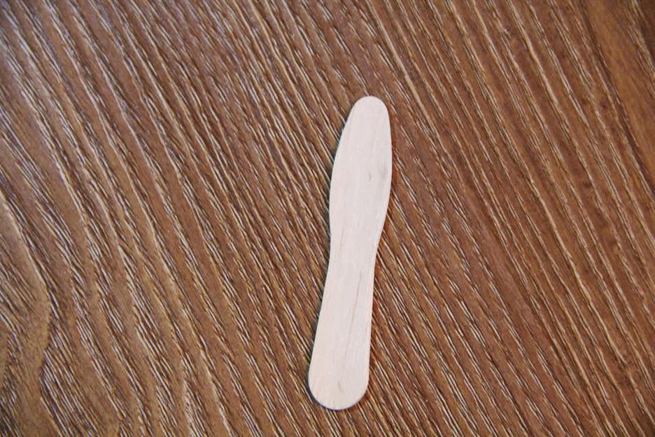 Лопатка дегустационная одноразовая 75 мм фото 2