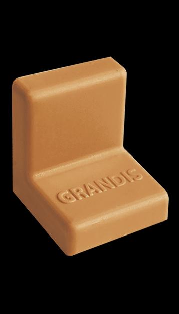 Крышка пластиковая 20*20мм, ольха фото 1