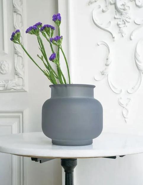 Ваза florero San Miguel, 18 см, серый матовый, опт фото 1