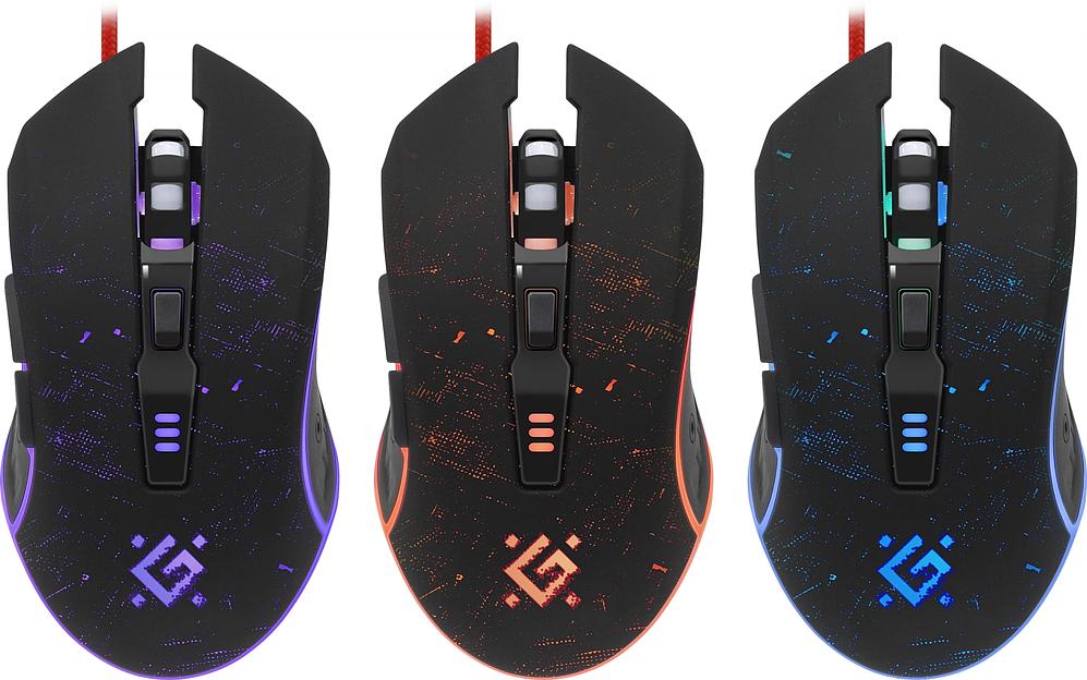 Мышь DEFENDER (52907) Draglen GM-907 черный фото 2