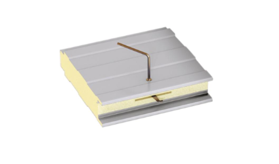 Кровельные сэндвич-панели ПрофХолод с эксцентриковыми замками ОПТ фото 1