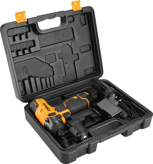 Винтоверт Deko DKIS12-Li аккум. патрон:быстрозажимной (063-4390) фото 4