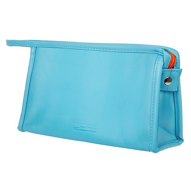 Косметичка Д240 Ш70 В160, бирюзовый, оранжевый фото 1