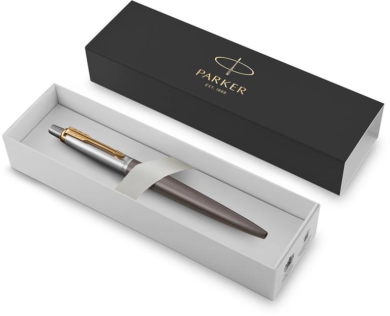 Ручка шариков. Parker Jotter XL Grey Core GT (2213722) M син. черн. подар.кор. фото 4