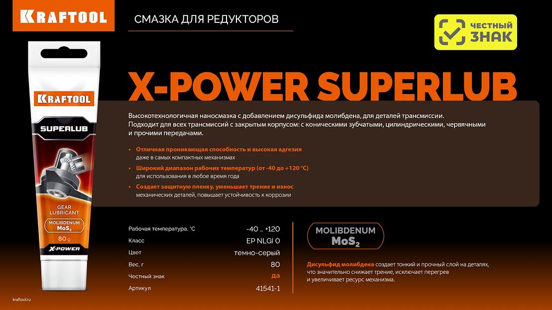 KRAFTOOL Superlub, 80 г, смазка для редукторов (41541-1) фото 3