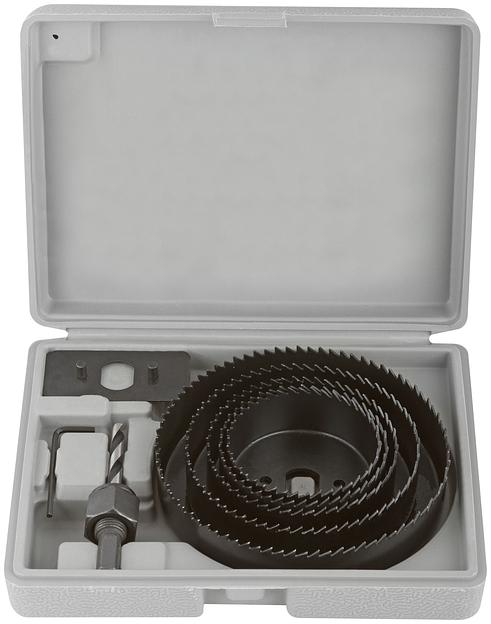 Пилы круговые Профи 68 -127 мм набор 5 шт. (68, 72, 82, 102, 127 мм) в кейсе фото 5