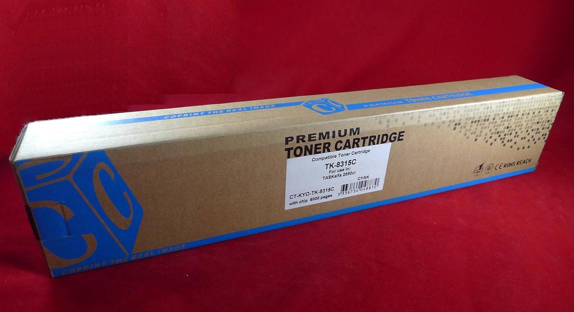 Тонер-картридж для Kyocera TASKalfa 2550ci TK-8315C cyan 6K ELP Imaging® фото 2