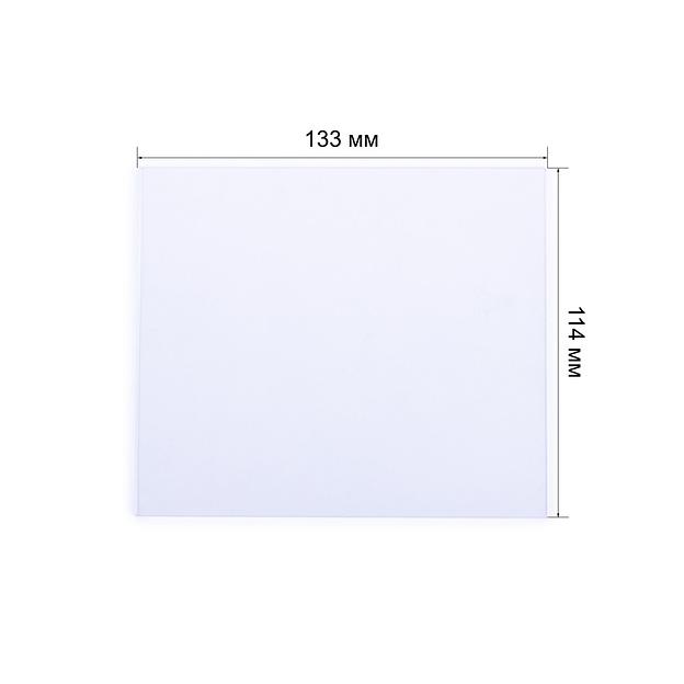 Поликарбонатное стекло 114х133х1мм для маски Gefest Foxweld 6129 фото 2