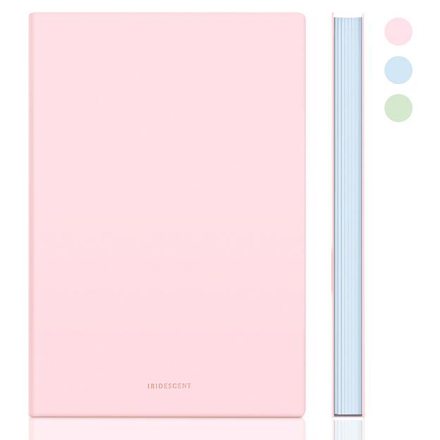 Блокнот Deli 22283LT-PINK 210х143мм искусст. кожа 96л светло-розовый фото 1