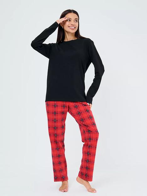 Новогодняя пижама со штанами «Mazeri» ОПТ фото 5