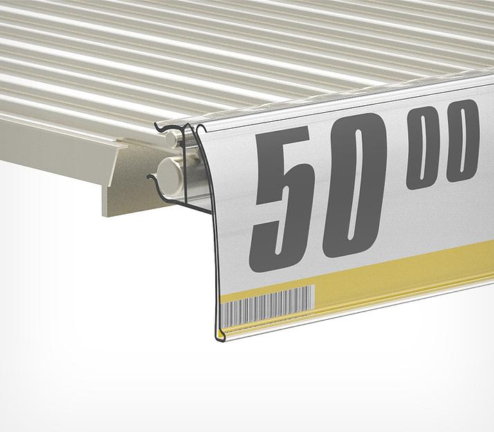 Ценникодержатель для металлических корзин FRW39 длина 1250 мм фото 1