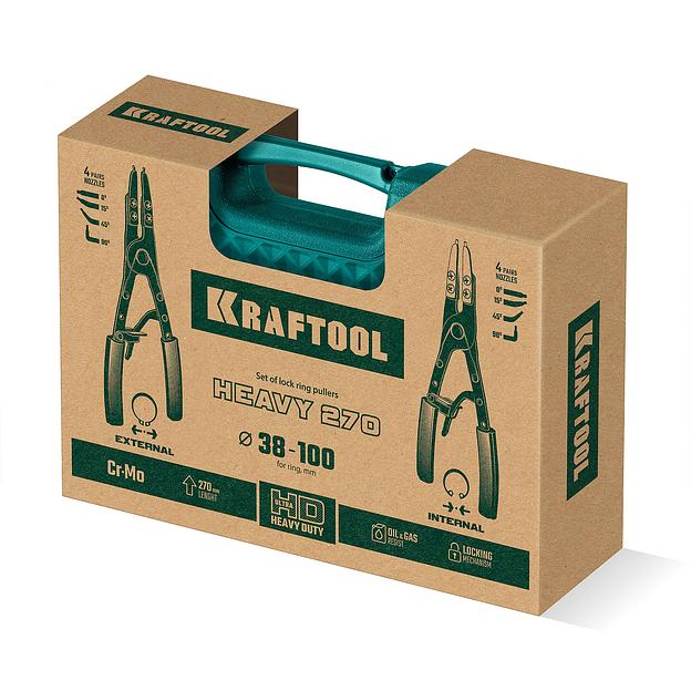 KRAFTOOL HEAVY 270 внешний/внутренний, съемник стопорных колец (22814) фото 5