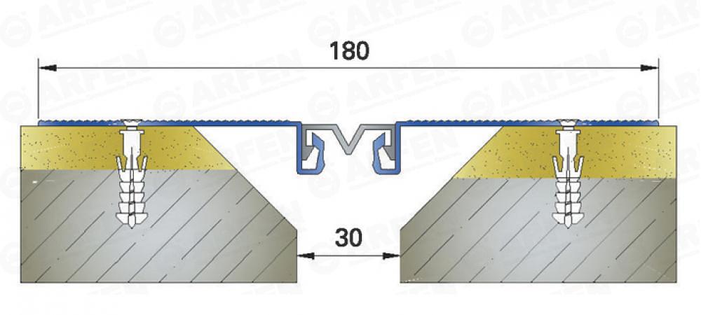 Деформационный шов Arfen «AR 255-030» ОПТ фото 2