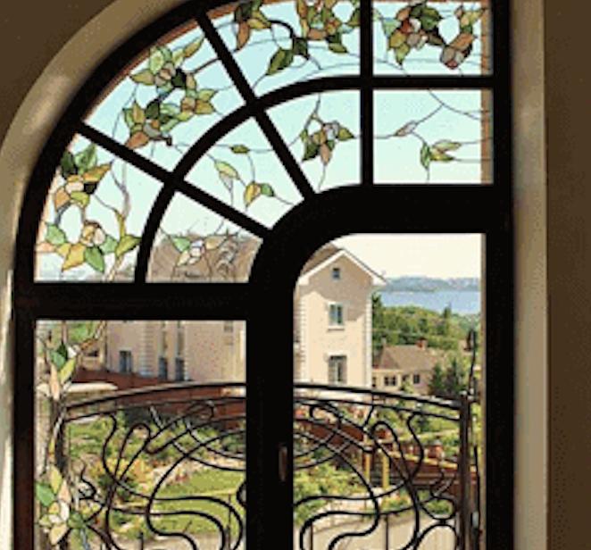 Нестандартные конструкции арочных окон фото 1