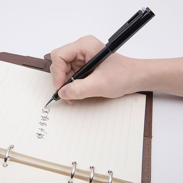 Ручка шариковая Deli S87BLACK 0.5мм черный черные чернила фото 4