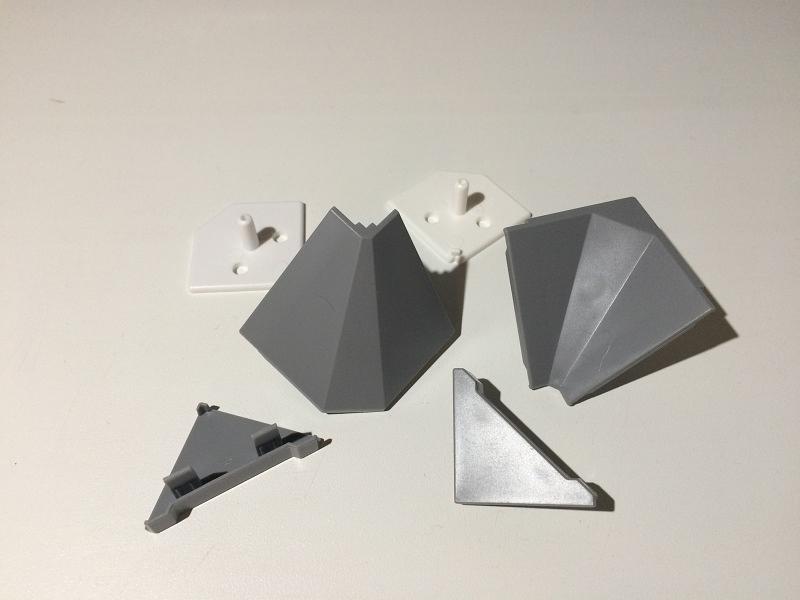 Комплект заглушек (Престиж) - серый фото 1