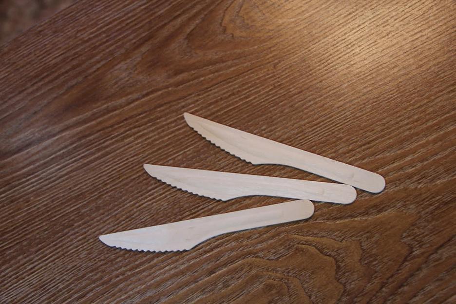 Набор одноразовых ножей 165 мм, 10 шт фото 4