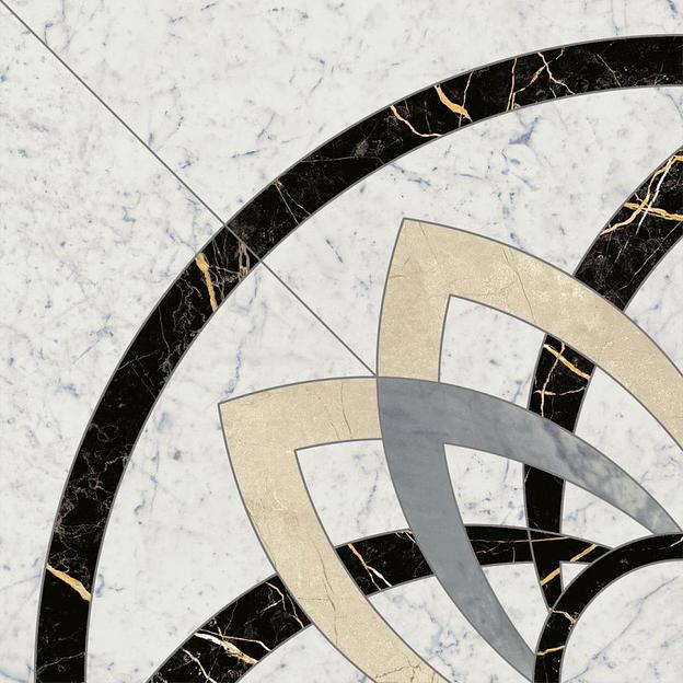 Декор Italon Charme Extra Carrara Розон Анголо фото 1