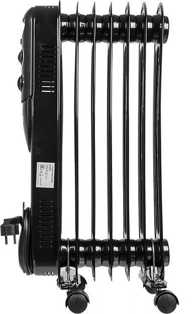 Радиатор масляный Ресанта ОМПТ-7НЧ 1500Вт черный фото 3